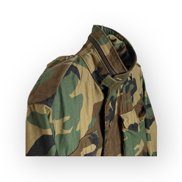 Vintage: Golden Mfg ☮︎︎ Military M65 Field Jacket ☮︎︎ Camoflague Original Issue - Picture 3 of 16